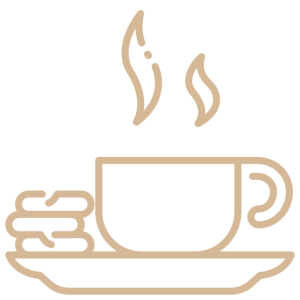 Complimentary coffee and tea sachets